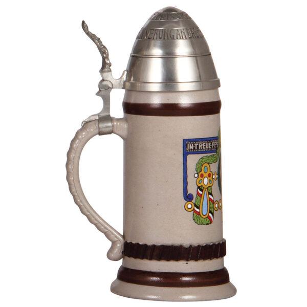 Character stein, .5L, stoneware, Artillery Shell - Image 3