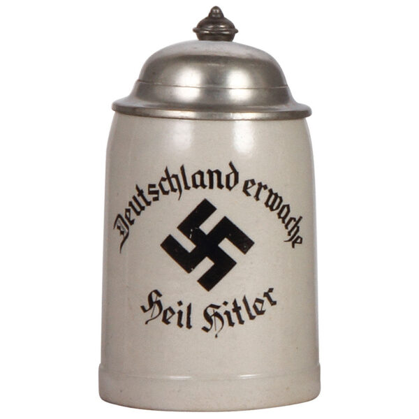 Third Reich stein, .5L, Deutschland Erwache