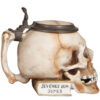 Character stein, .5L, porcelain, Skull on Book - Image 3