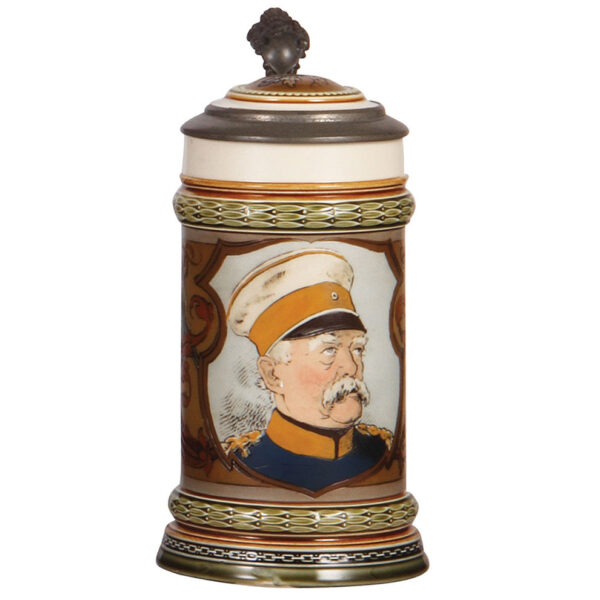 Mettlach stein, .5L, 1794, etched