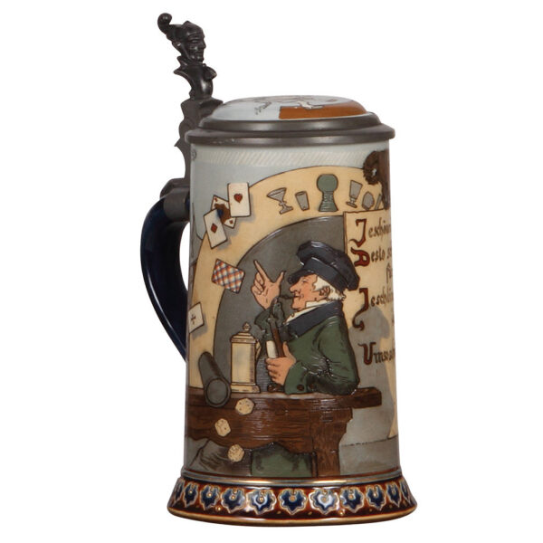 Mettlach stein, .5L, 2090, etched