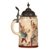 Mettlach stein, .5L, 727 [1909], PUG - Image 3