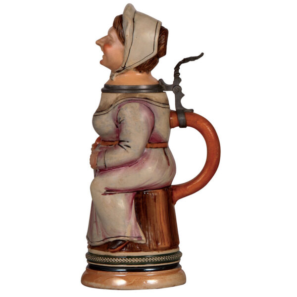 Character stein, .5L, Thewalt, Old Woman - Image 2