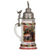 Regimental steins (two), .5L, 11.7" ht., Inft. Regt. Nr. 127 - Image 3