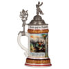 Regimental steins (two), .5L, 11.7" ht., Inft. Regt. Nr. 127 - Image 5