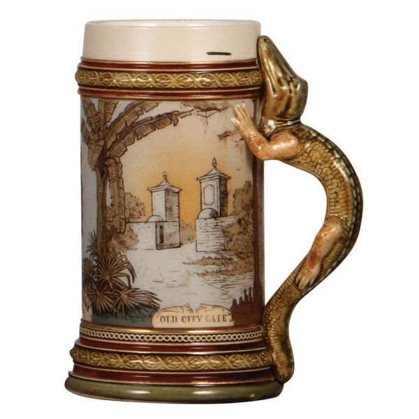 Mettlach stein, .5L, 2373, etched