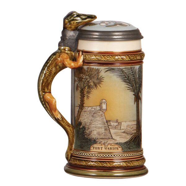 Mettlach stein, .5L, 2373, etched - Image 3