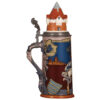 Mettlach stein, 1.0L, 2765, etched - Image 3