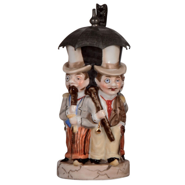 Character stein, .5L, by Schierholz, Umbrella Men - Image 2