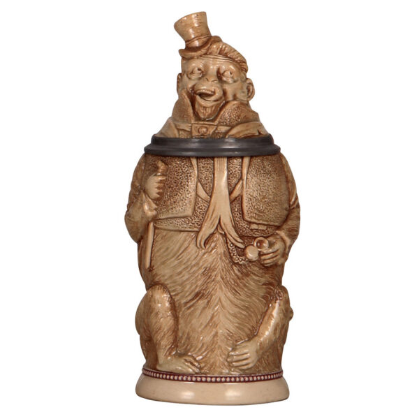 Character stein, .5L, by Diesinger, Monkey with Top Hat