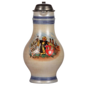 Stoneware stein, 3.0L, Münchner Kindl Kunst