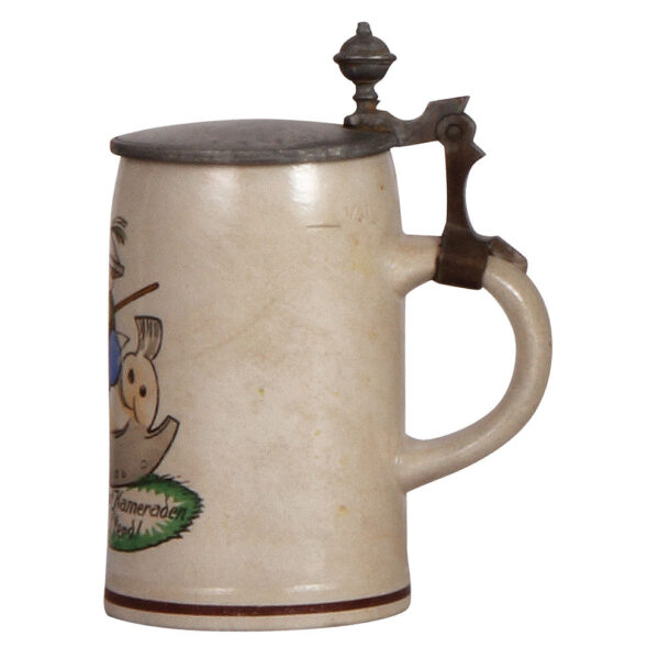 Stoneware & pottery steins (three). - Image 3