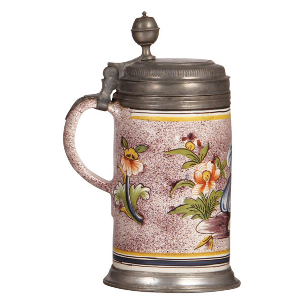 Faience steins, Bayreuther Walzenkrug and Erfurter Walzenkrug. - Image 10