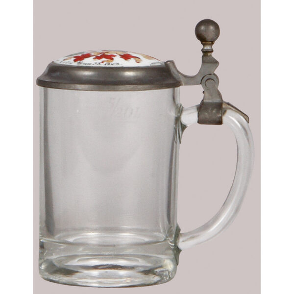 Glass steins (two),  student associations. - Image 5