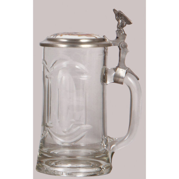 Glass steins (two),  student associations. - Image 9