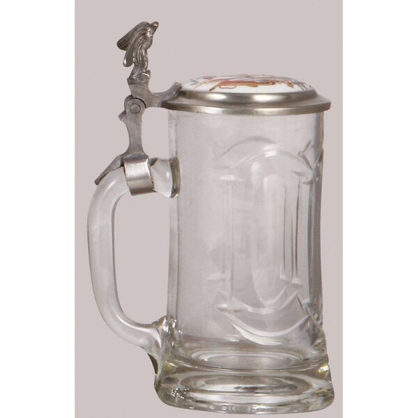 Glass steins (two),  student associations. - Image 8