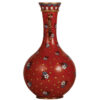 Mettlach vase, 10.9" ht., 1834, mosaic - Image 3