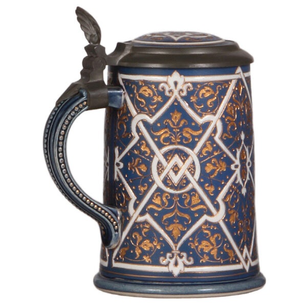 Mettlach stein, .5L, 2034, mosaic - Image 3