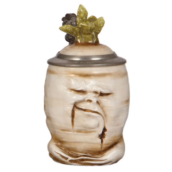 Character stein, .5L, porcelain, Sad Radish