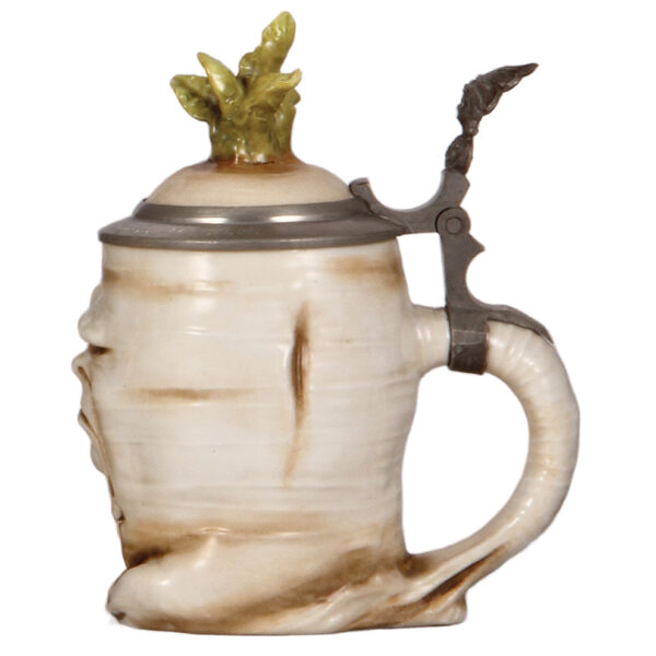 Character stein, .5L, porcelain, Sad Radish - Image 2