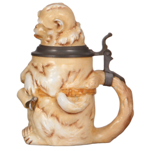 Character stein, .5L, porcelain, Drunken Monkey - Image 2