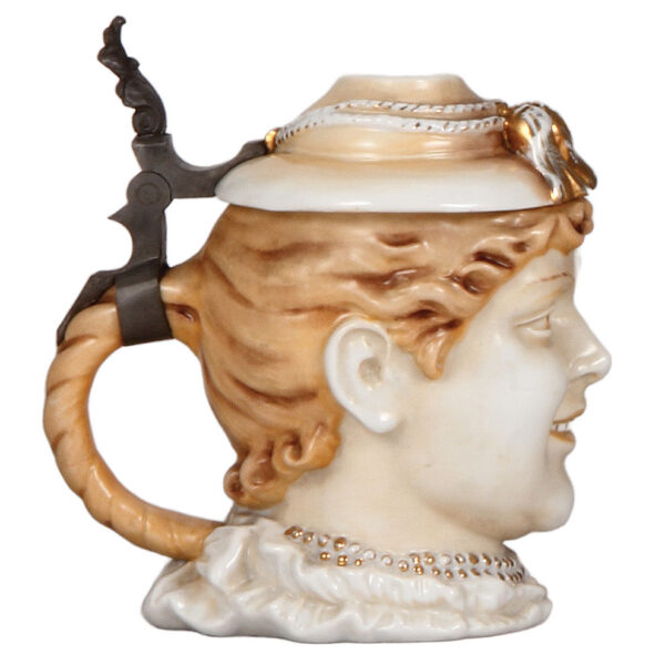 Character stein, .5L, porcelain, Caroline, mint - Image 3