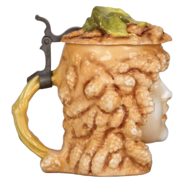 Character stein, .5L, porcelain, Hops Lady - Image 3