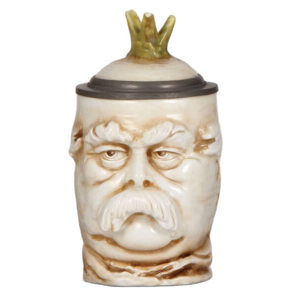 Character stein, .5L, porcelain, Otto v. Bismarck Radish