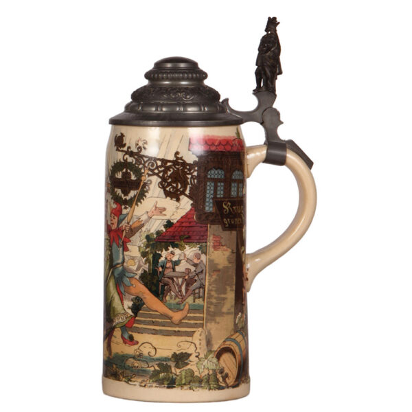 Mettlach stein, 13.0"ht., 702[1526] - Image 2