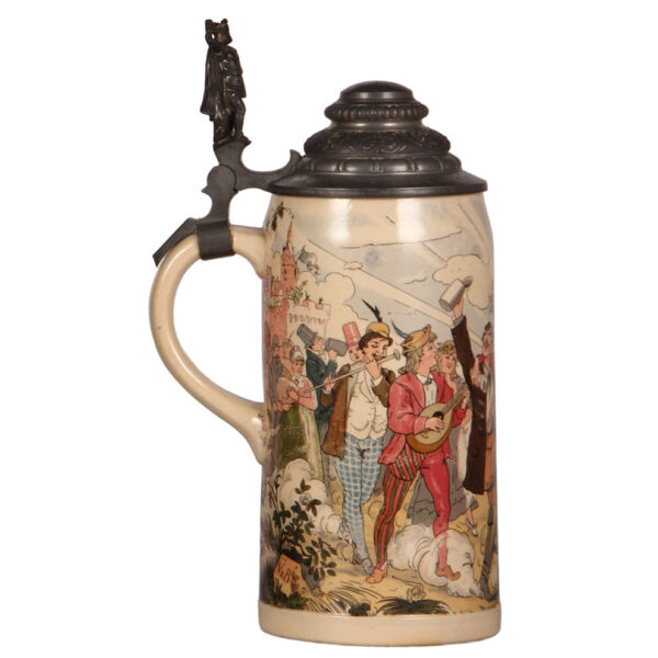 Mettlach stein, 13.0"ht., 702[1526] - Image 3