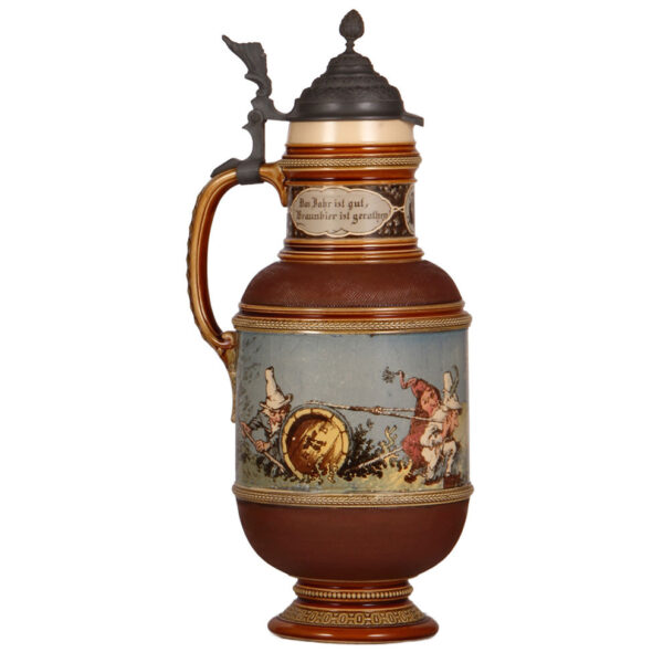 Mettlach stein, 15.7" ht., 956[2178] - Image 3