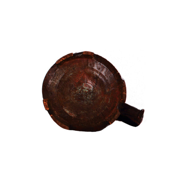 Wood tankard, 8.4" ht., late 1700s, Norwegian - Image 6