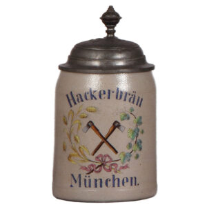 Stoneware stein, .5, Hackerbräu München