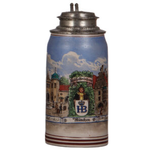 Stoneware stein, 1.0L, Hofbräuhaus,  HB Muenchen