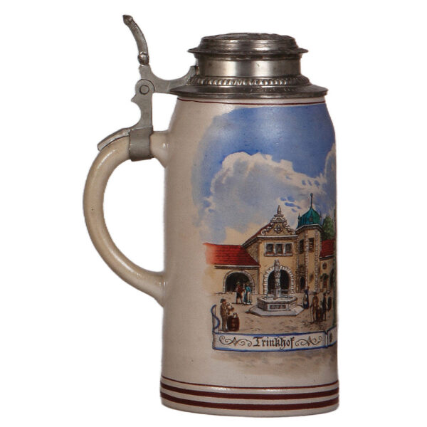 Stoneware stein, 1.0L, Hofbräuhaus,  HB Muenchen - Image 3