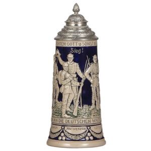 Military stein, .5L,  Zum Andenken an die Deutschen Waffentaten, 1914 - 1915