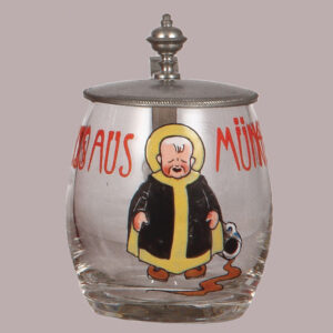 Glass stein, .25L,  Gruss aus München, by L. Hohlwein