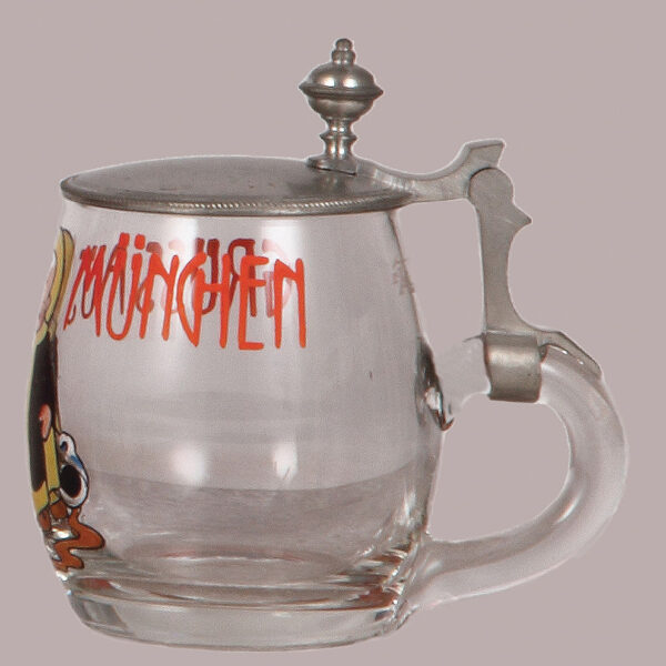 Glass stein, .25L,  Gruss aus München, by L. Hohlwein - Image 2