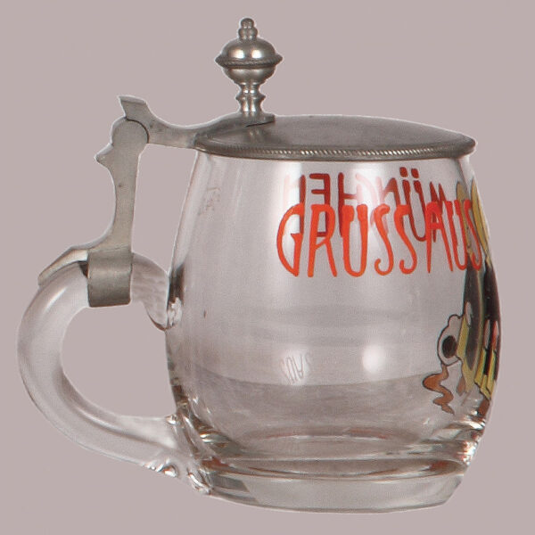 Glass stein, .25L,  Gruss aus München, by L. Hohlwein - Image 3