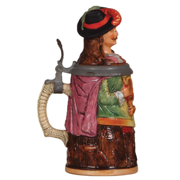Character stein, .3L, pottery, Trumpeter - Image 3