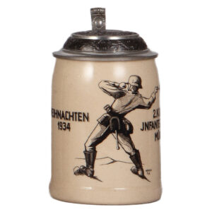 Third Reich stein, .5L, Infanterie Regiment, München, 1934