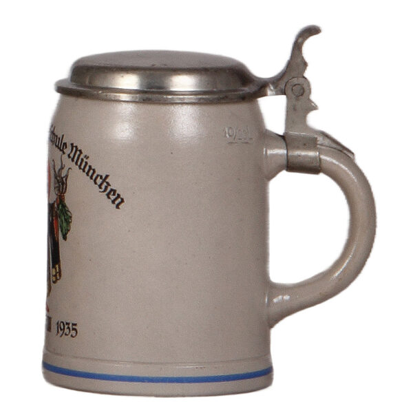 Third Reich stein, .5L, Heereszahlmeisterschule, München, Lehrgang XIII, 1935 - Image 2