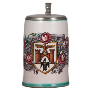 Third Reich stein, 1.0L, München, 1938