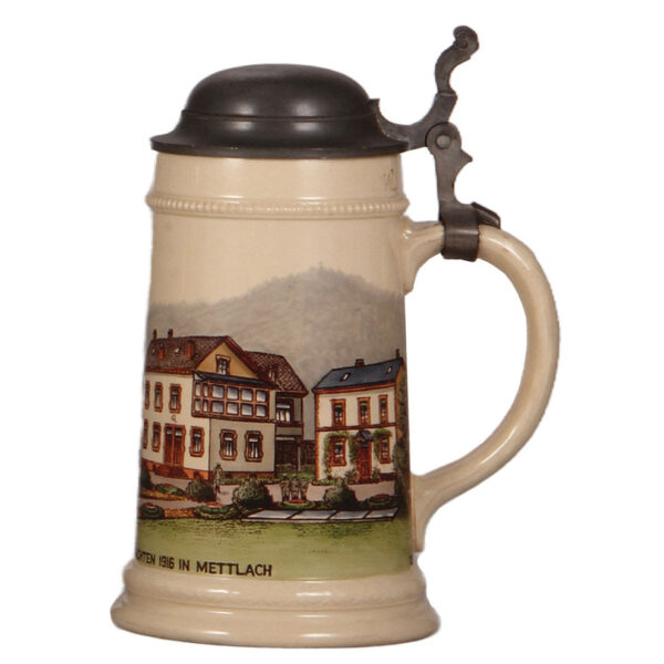 Mettlach stein, .5L, 2271, Zur Erinnerung an Weihnachten 1916 in Mettlach - Image 2