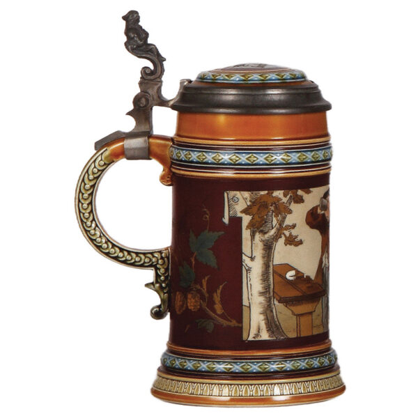 Mettlach stein, .5L, 1995, etched - Image 3