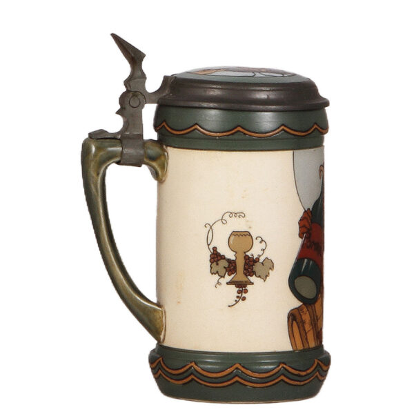 Mettlach stein, .5L, 3093, etched, by H. Schlitt - Image 3
