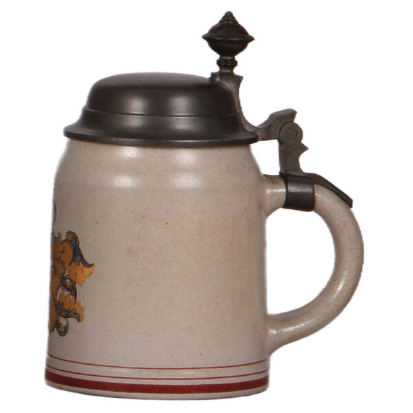 Stoneware stein, .5L, by Marzi & Remy, coat-of-arms - Image 2