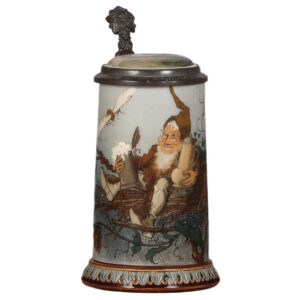 Mettlach stein, .5L, 2134, by H. Schlitt