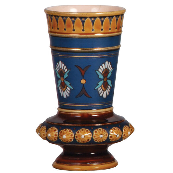 Mettlach items (four), vase,1504, stein, 485, vase, 1317, ashtray 2907 - Image 2