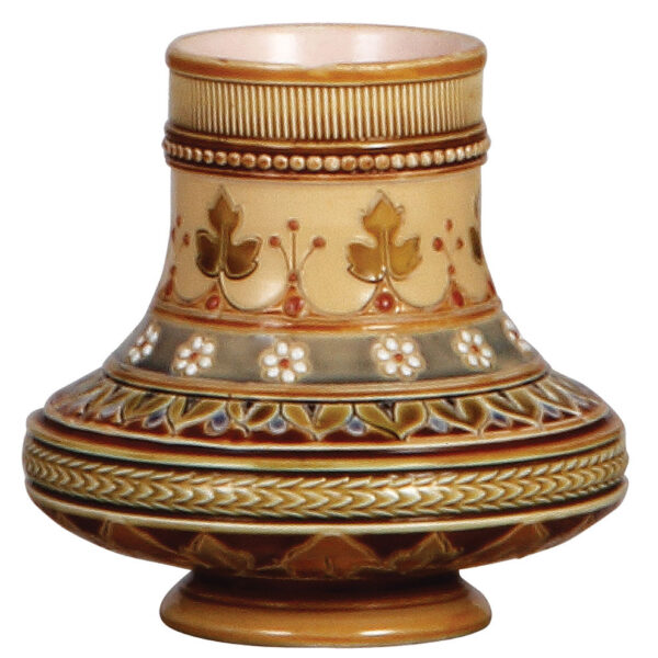 Mettlach items (four), vase,1504, stein, 485, vase, 1317, ashtray 2907 - Image 4